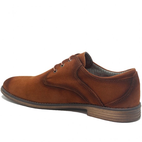 Modamela E137 Taba Rengi Süet Klasik Erkek Ayakkabı
