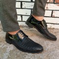 Modamela E738 Siyah Rugan Klasik Erkek  Ayakkabı