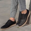 Modamela E636 Siyah Bağcıklı Erkek Ayakkabı