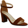 Modamela K018 Kahverengi Süet Topuklu Kadın Ayakkabı