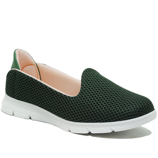 Modamela K046  Yeşil Anorak Kadın Ayakkabı
