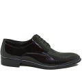 Modamela E353 Siyah Rugan Klasik Erkek Ayakkabı
