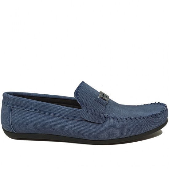 Modamela E452 Mavi Tokalı Erkek Ayakkabı