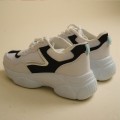 Modamela K135 Beyaz Siyah Kadın Spor Ayakkabı