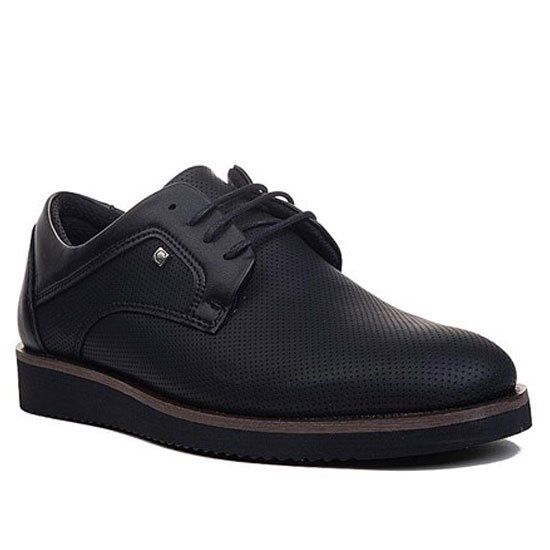 Modamela E588 Siyah Cilt Klasik Erkek Ayakkabı