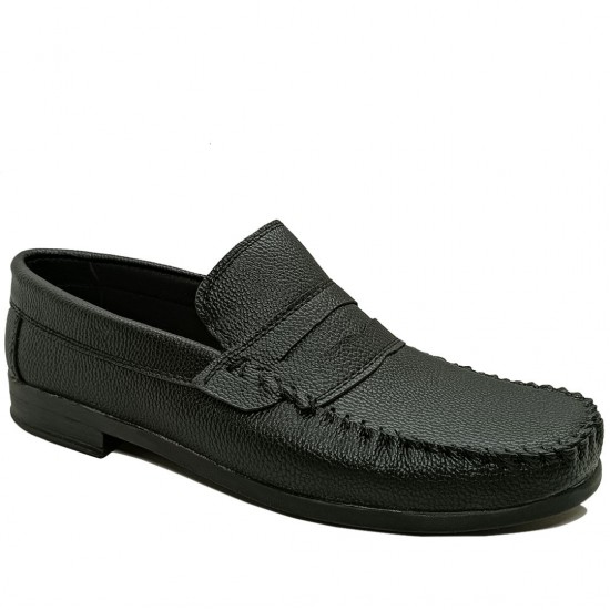 Modamela E719 Siyah Cilt Günlük Erkek Ayakkabı