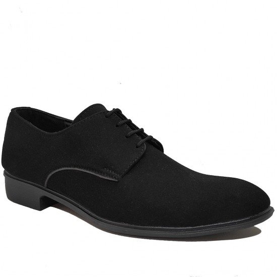 Modamela E726 Siyah Süet Klasik Erkek Ayakkabı