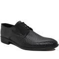 Modamela E733 Rugan Siyah Klasik Erkek Ayakkabı