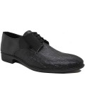 Modamela E738 Siyah Rugan Klasik Erkek  Ayakkabı