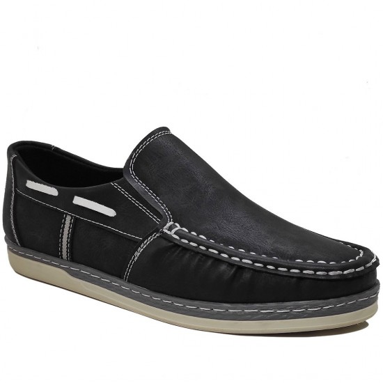 Modamela E751 Siyah Nubuk Casual Erkek Ayakkabı